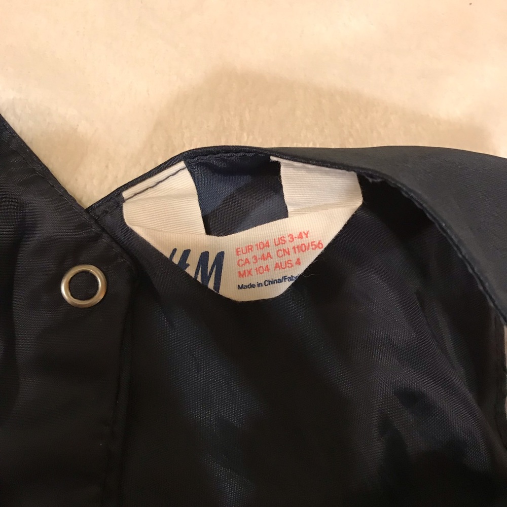 {H&M}Blue holiday dress excellent condition sz 3/4 - Picture 4 of 7